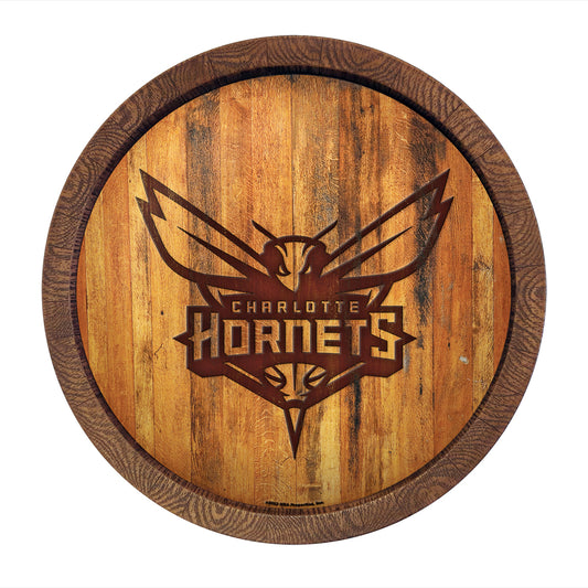 Charlotte Hornets Branded Barrel Top Sign