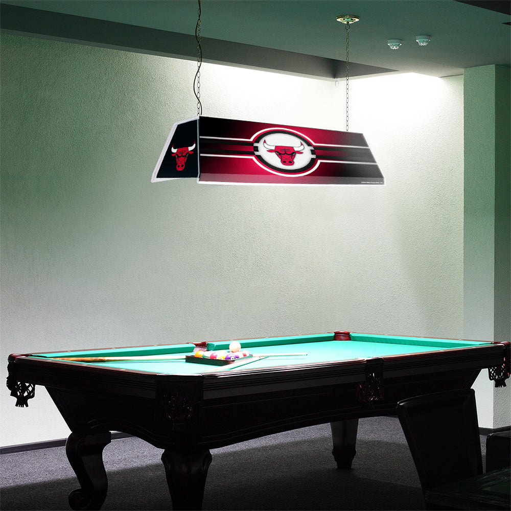 Chicago Bulls Edge Glow Pool Table Light Room View