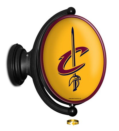 Cleveland Cavaliers Oval Rotating Wall Sign