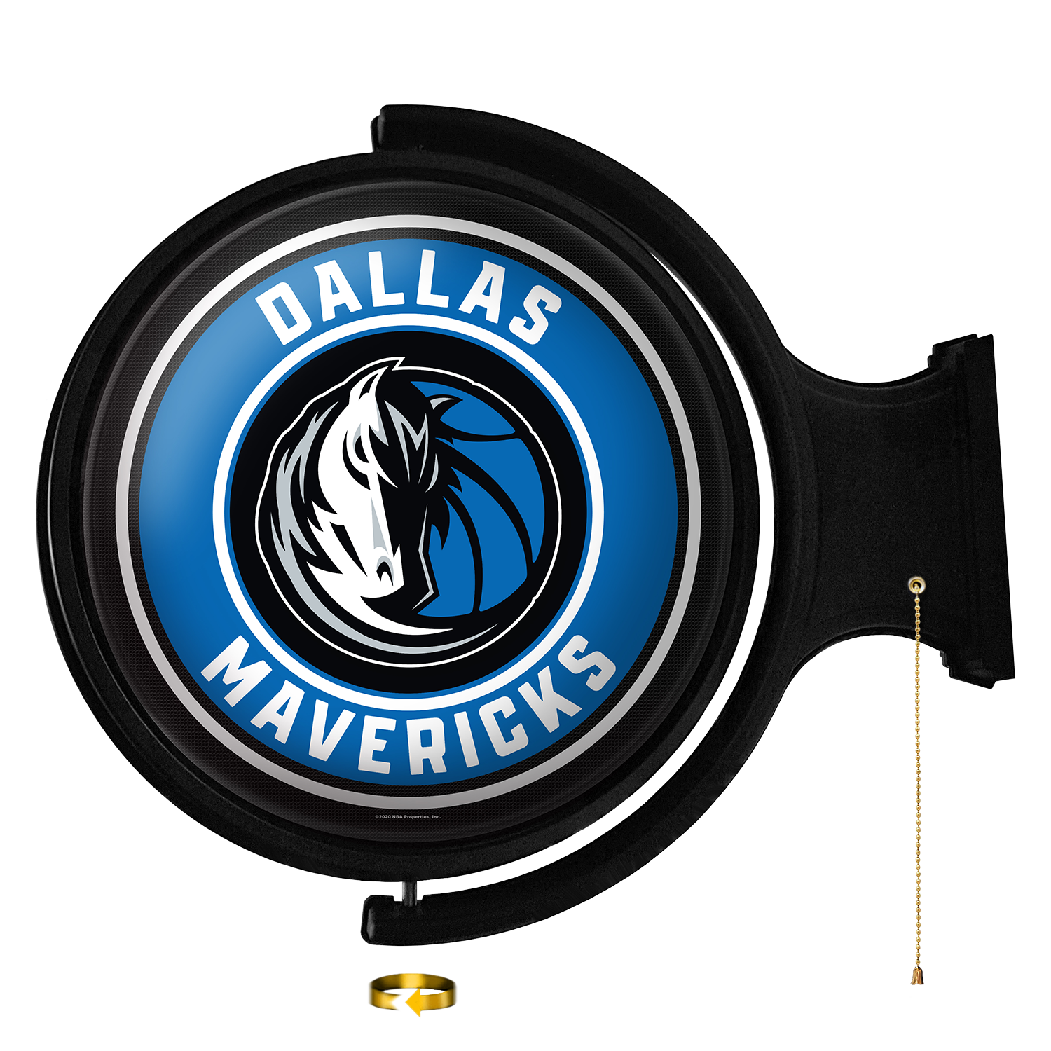 Dallas Mavericks Round Rotating Wall Sign