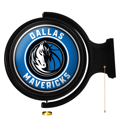 Dallas Mavericks Round Rotating Wall Sign