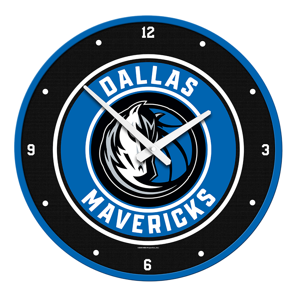 Dallas Mavericks Round Wall Clock