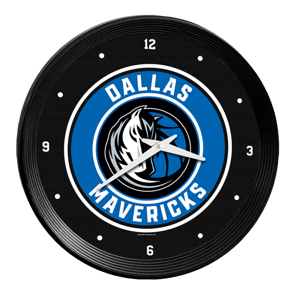 Dallas Mavericks Ribbed Wall Clock