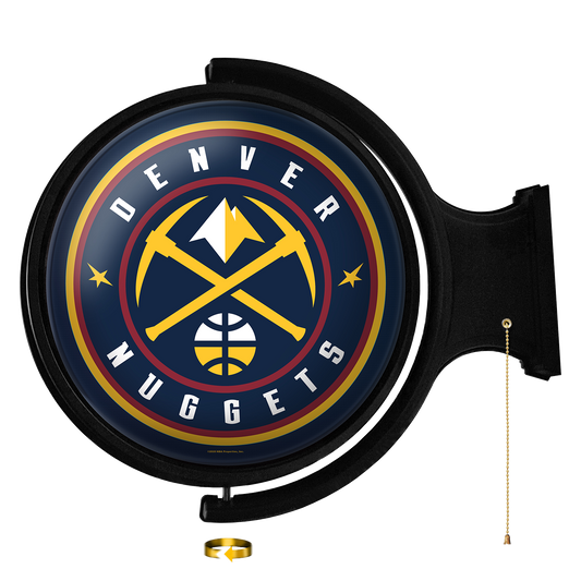 Denver Nuggets Round Rotating Wall Sign