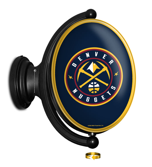 Denver Nuggets Oval Rotating Wall Sign