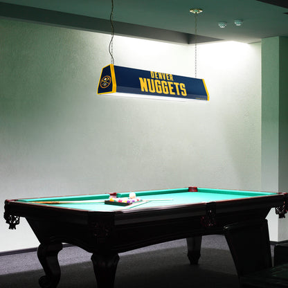 Denver Nuggets Standard Pool Table Light Room View