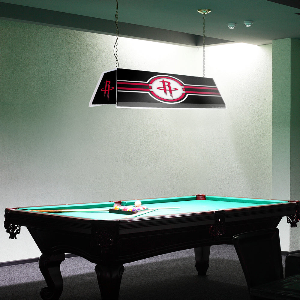 Houston Rockets Edge Glow Pool Table Light Room View
