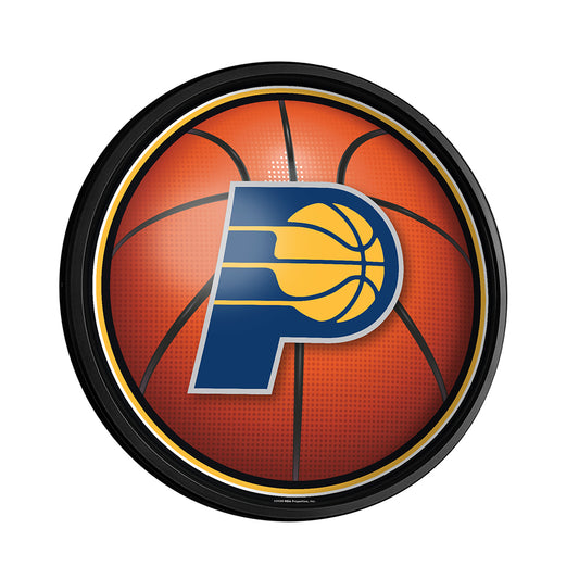 Indiana Pacers Basketball Slimline Round Lighted Wall Sign