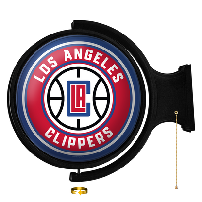 Los Angeles Clippers Round Rotating Wall Sign