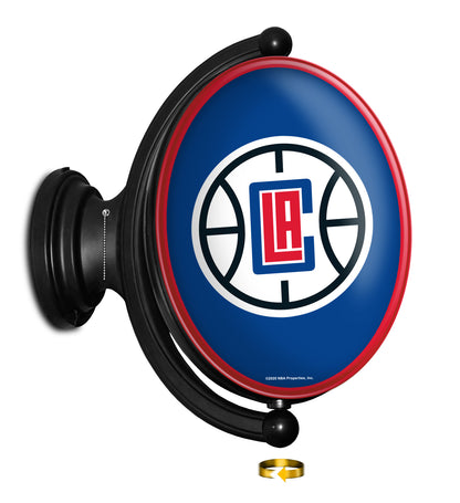Los Angeles Clippers Oval Rotating Wall Sign