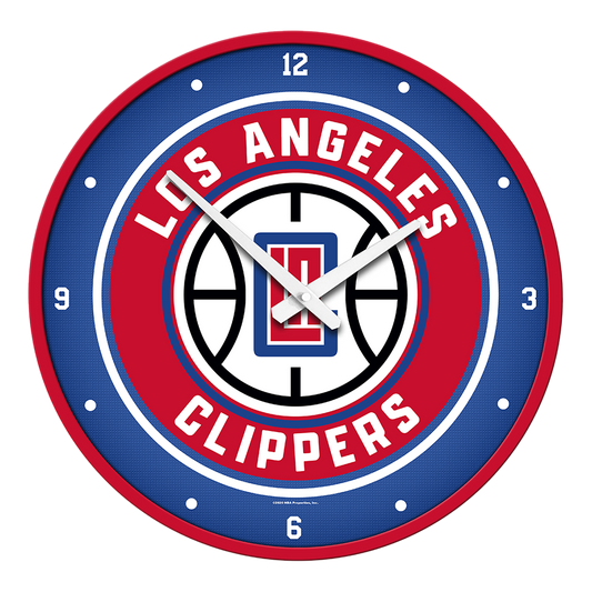 Los Angeles Clippers Round Wall Clock