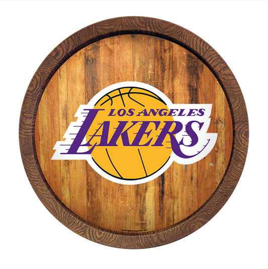 Los Angeles Lakers Barrel Top Sign