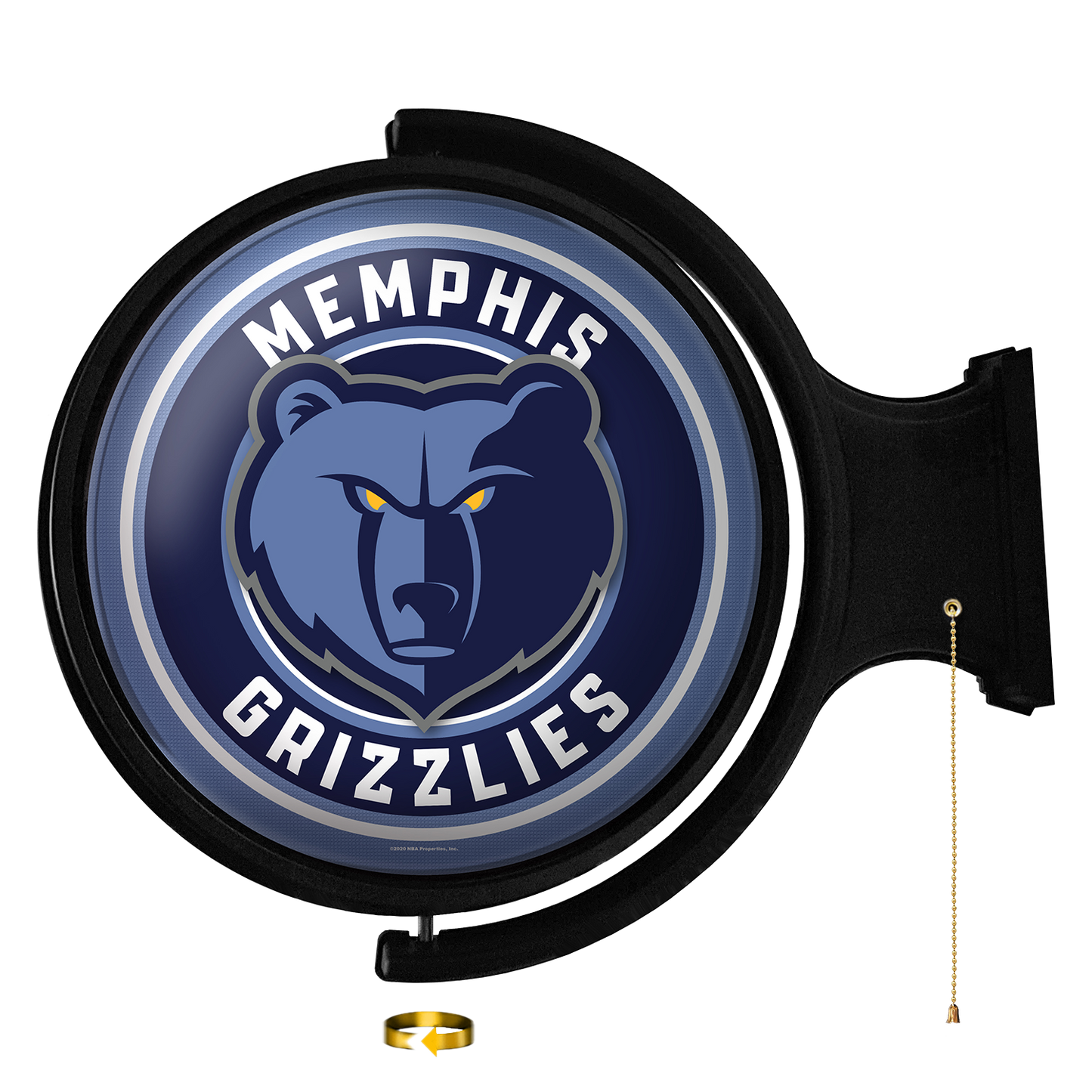 Memphis Grizzlies Round Rotating Wall Sign