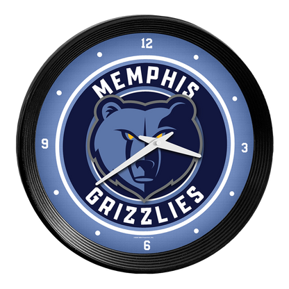 Memphis Grizzlies Ribbed Wall Clock