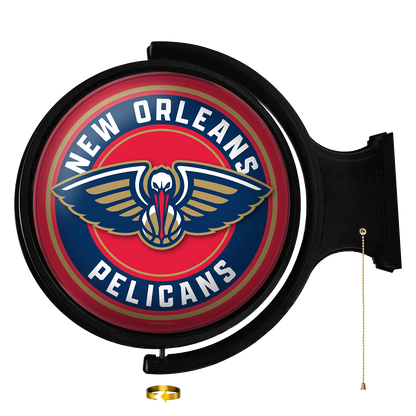 New Orleans Pelicans Round Rotating Wall Sign