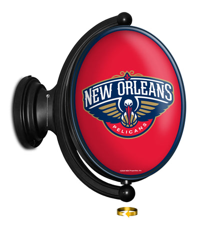 New Orleans Pelicans Oval Rotating Wall Sign