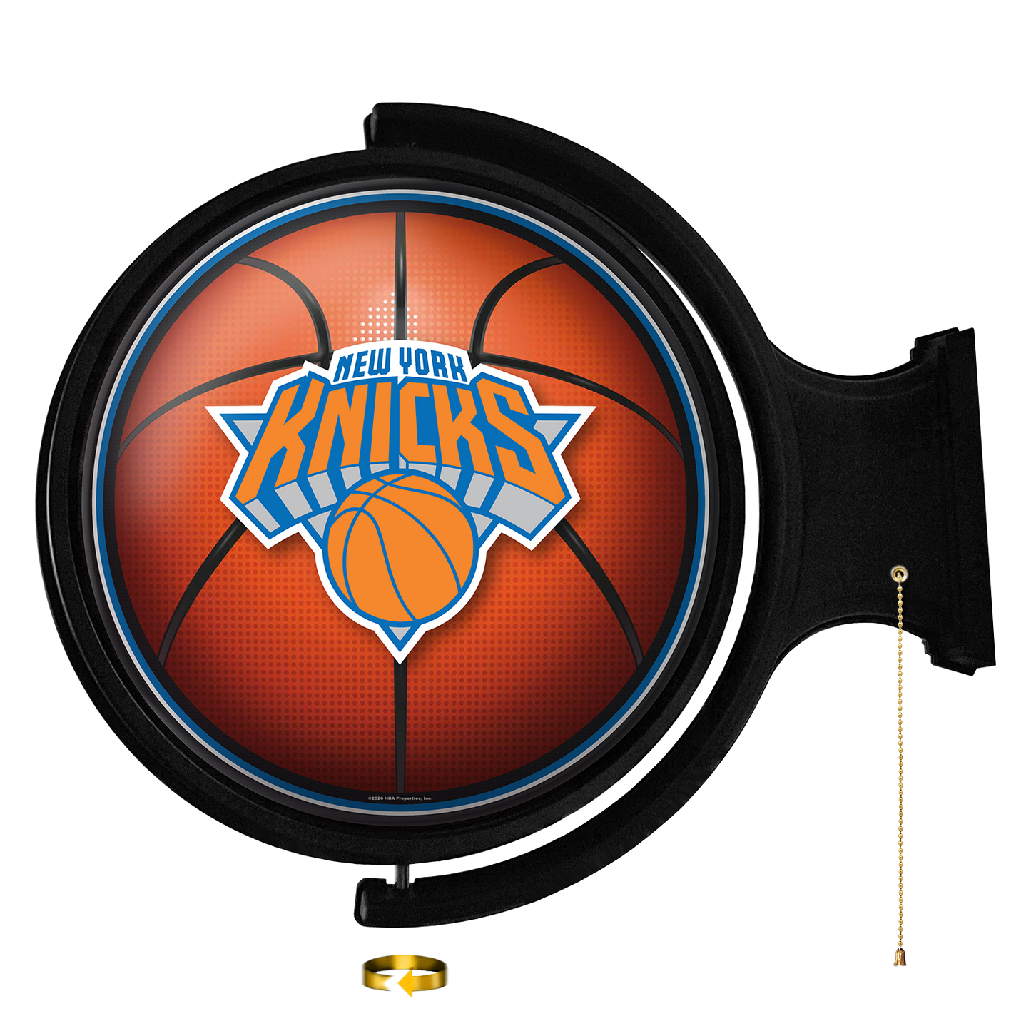 New York Knicks Round Basketball Rotating Wall Sign