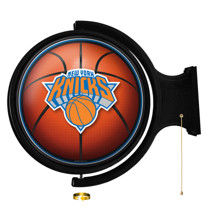 New York Knicks Round Basketball Rotating Wall Sign