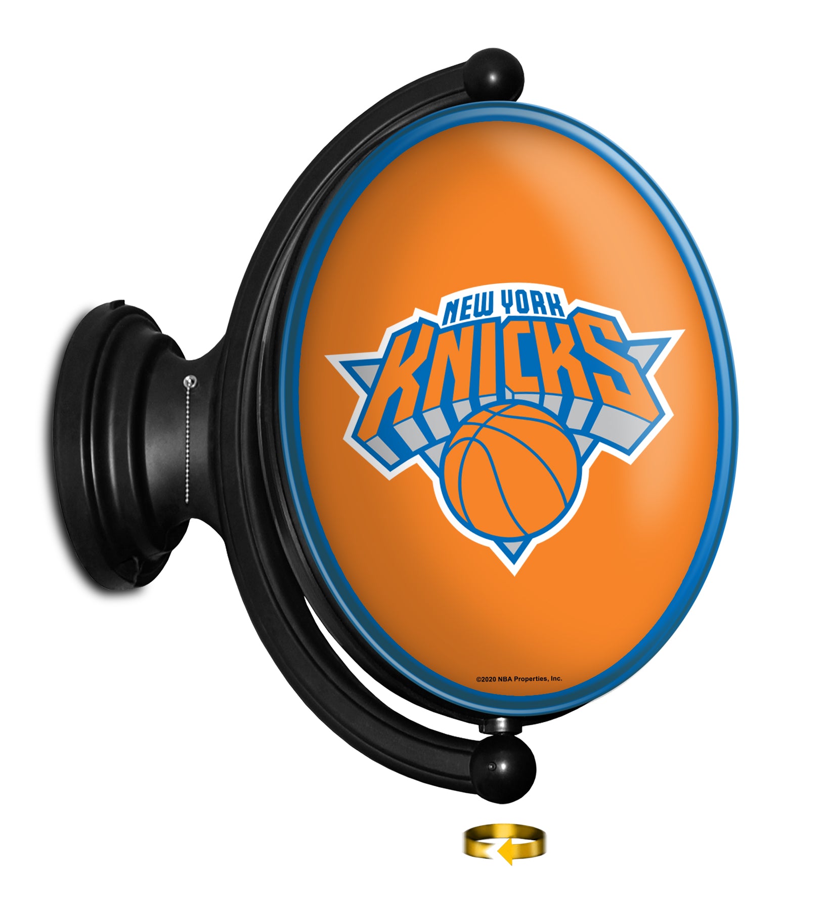 New York Knicks Oval Rotating Wall Sign