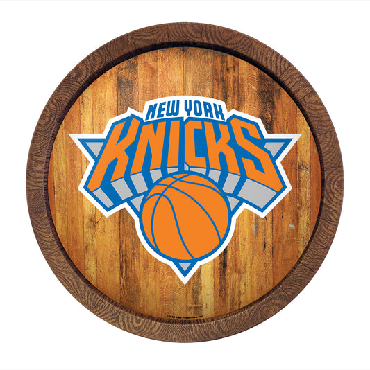 New York Knicks Barrel Top Sign