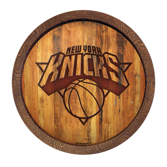 New York Knicks Branded Barrel Top Sign
