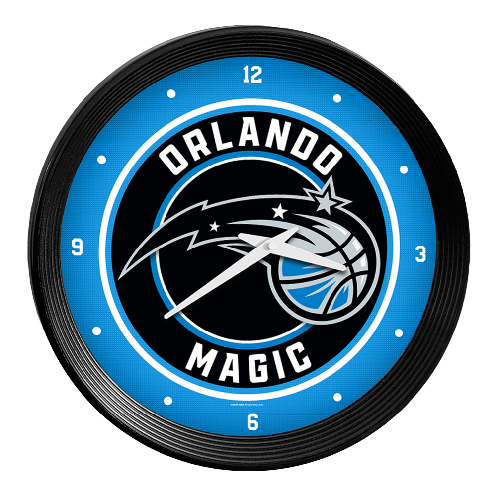 Orlando Magic Ribbed Wall Clock