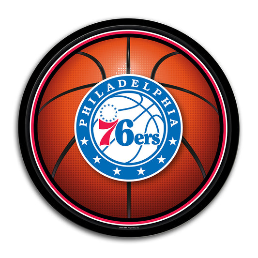 Philadelphia 76ers Basketball Modern Disc Wall Sign