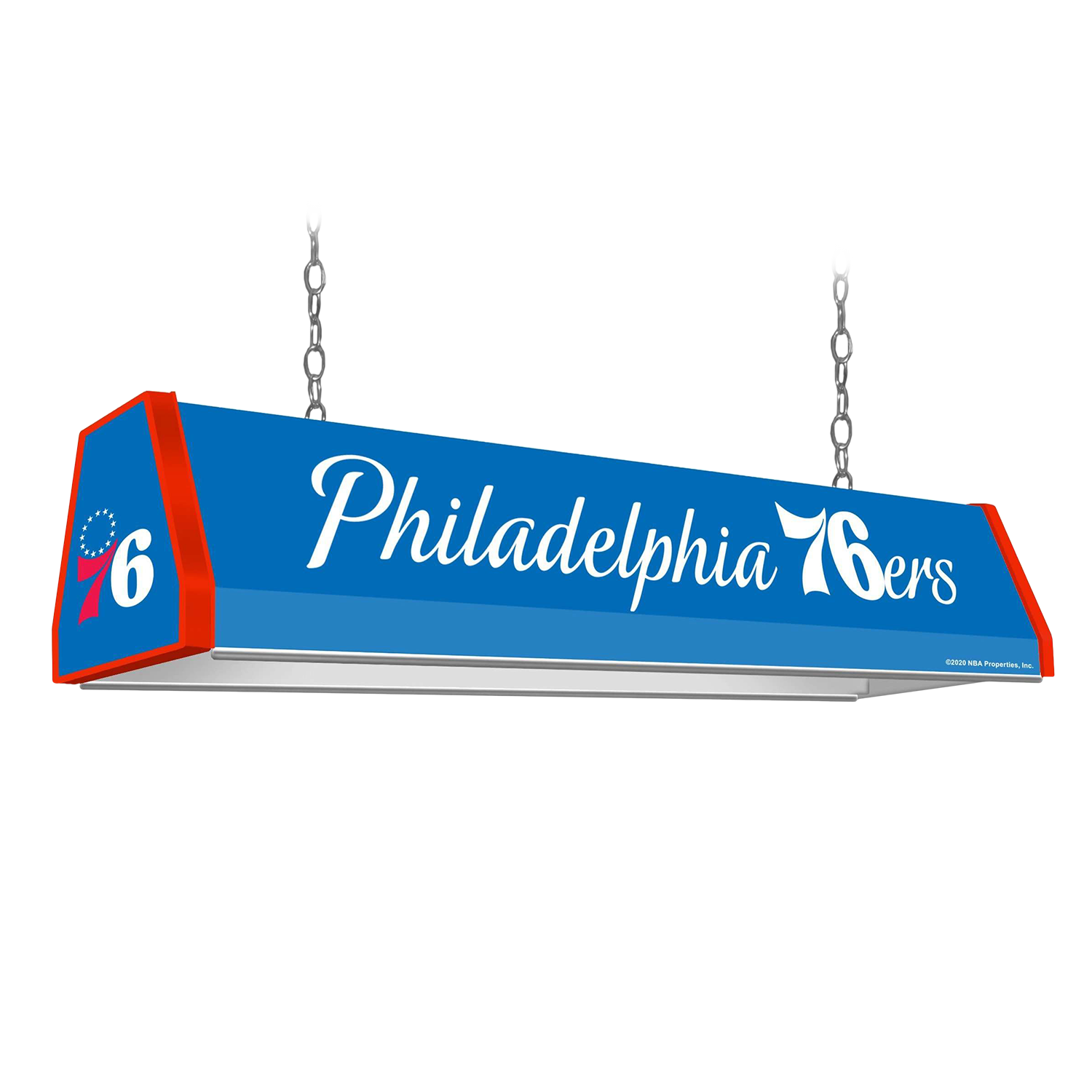 Philadelphia 76ers Standard Pool Table Light