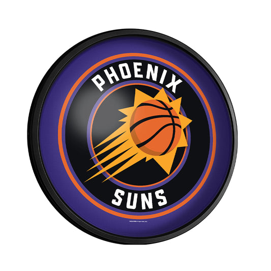 Phoenix Suns Slimline Round Lighted Wall Sign