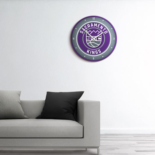 Sacramento Kings Round Wall Clock Room View