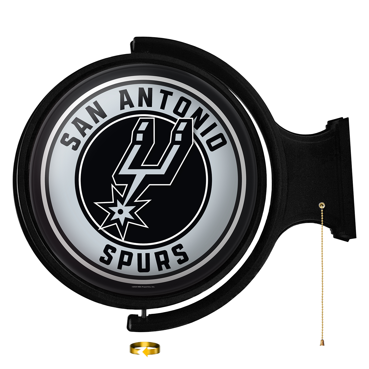 San Antonio Spurs Round Rotating Wall Sign