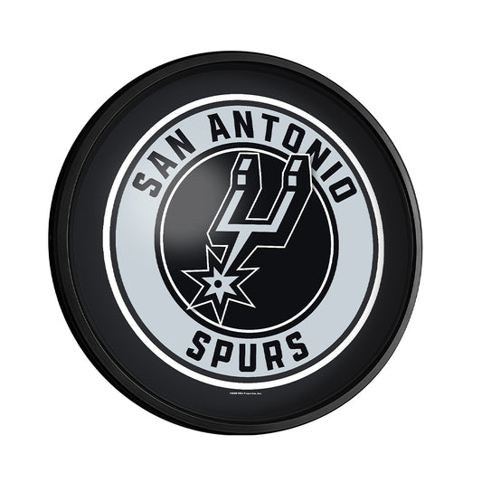 San Antonio Spurs Slimline Round Lighted Wall Sign