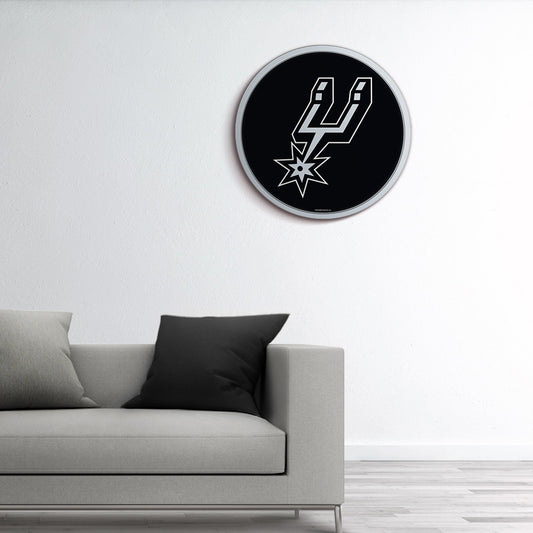 San Antonio Spurs Modern Disc Wall Sign Room View