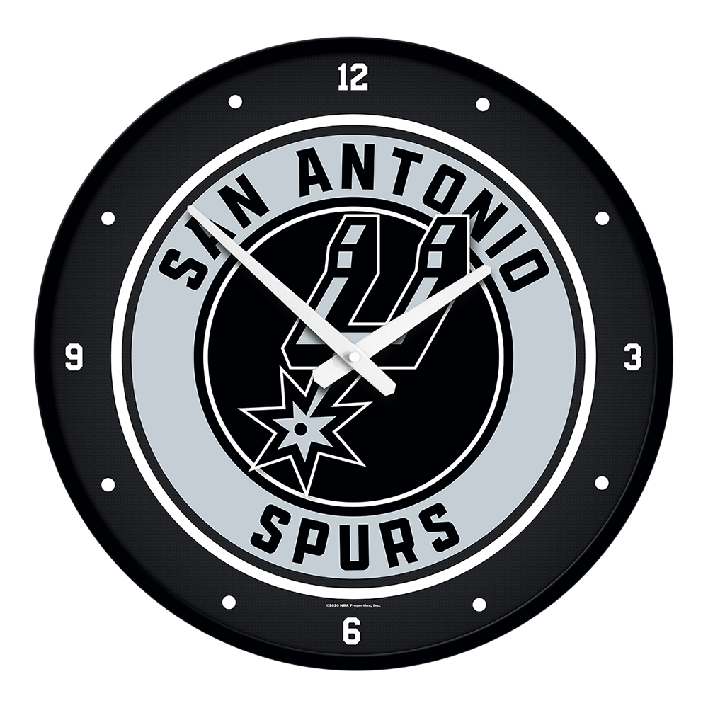 San Antonio Spurs Round Wall Clock