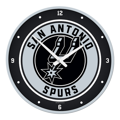 San Antonio Spurs Round Wall Clock