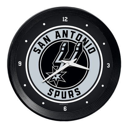 San Antonio Spurs Ribbed Wall Clock