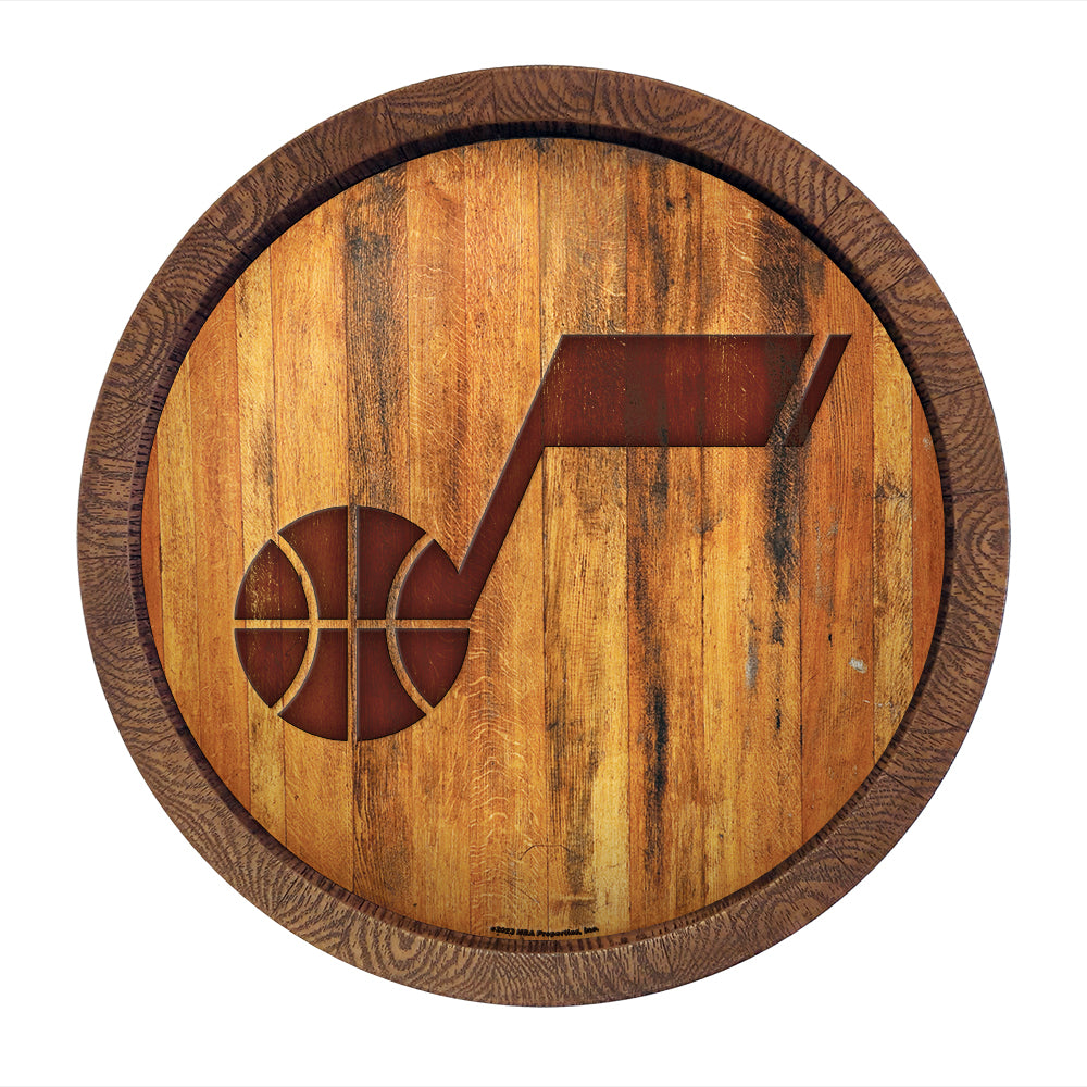 Utah Jazz Branded Barrel Top Sign