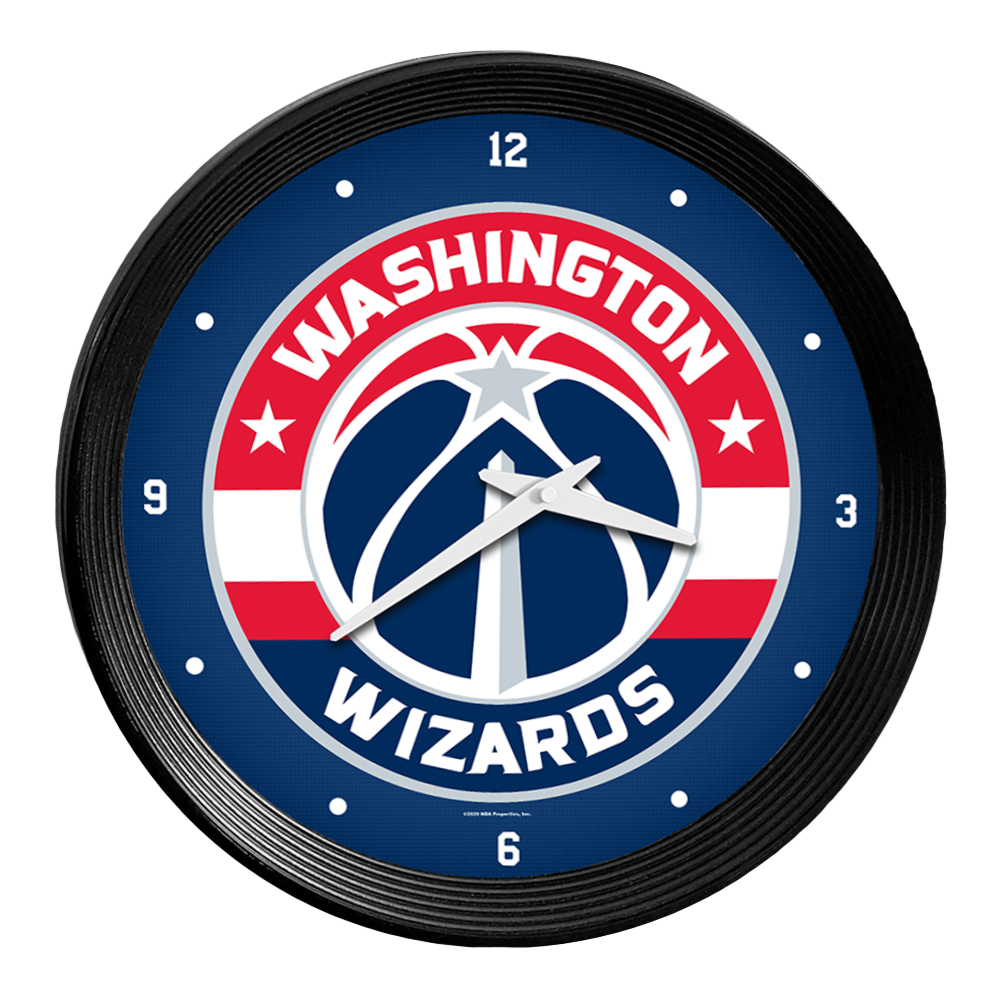 Washington Wizards Ribbed Wall Clock