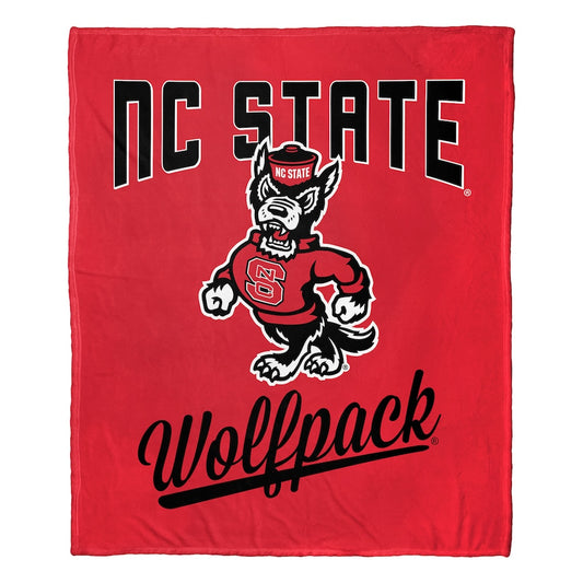 NC State Wolfpack official silk touch throw blanket