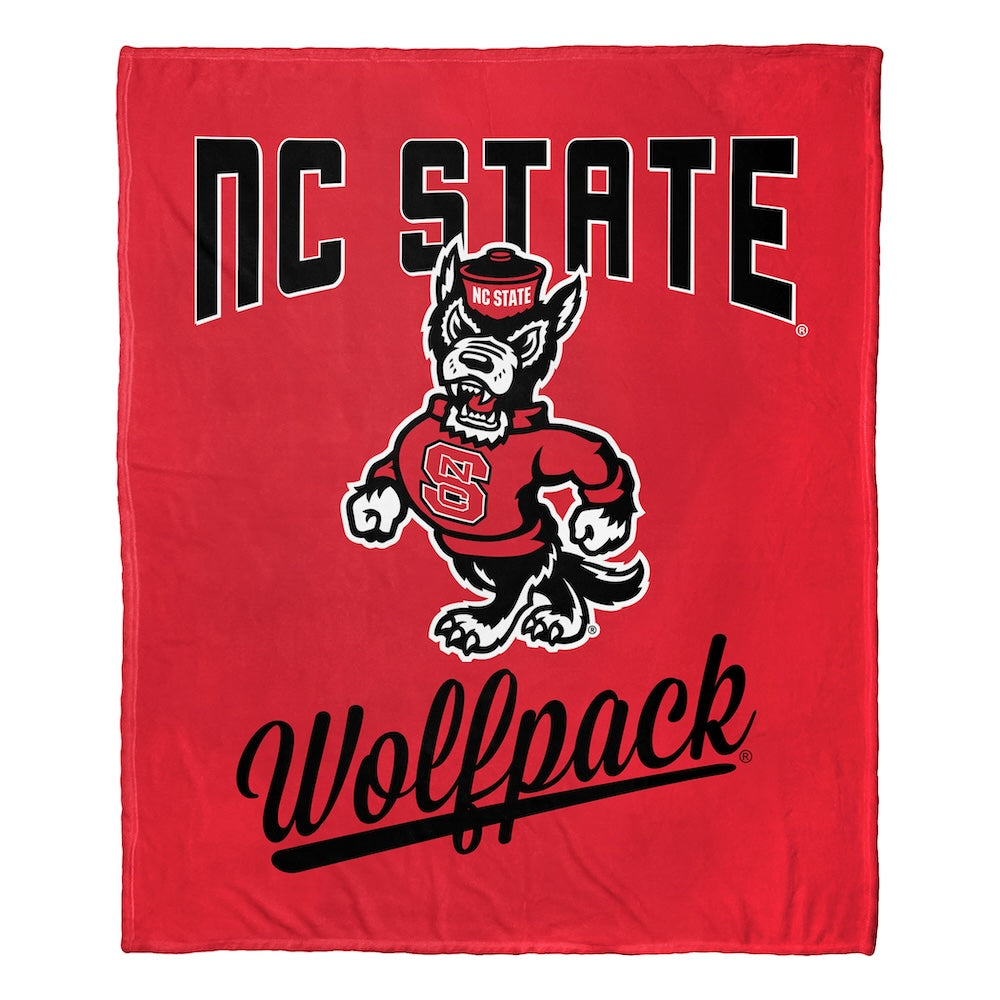 NC State Wolfpack official silk touch throw blanket