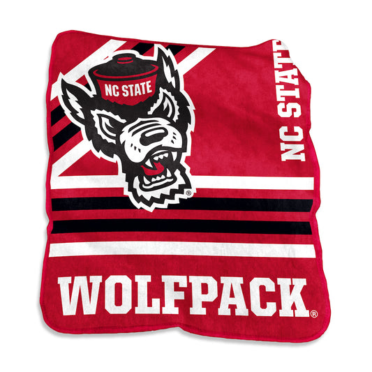 NC State Wolfpack Raschel throw blanket