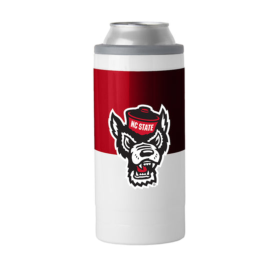 NC State Wolfpack colorblock slim can coolie