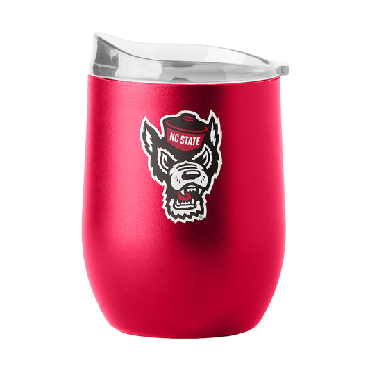 NC State Wolfpack curved drink tumbler
