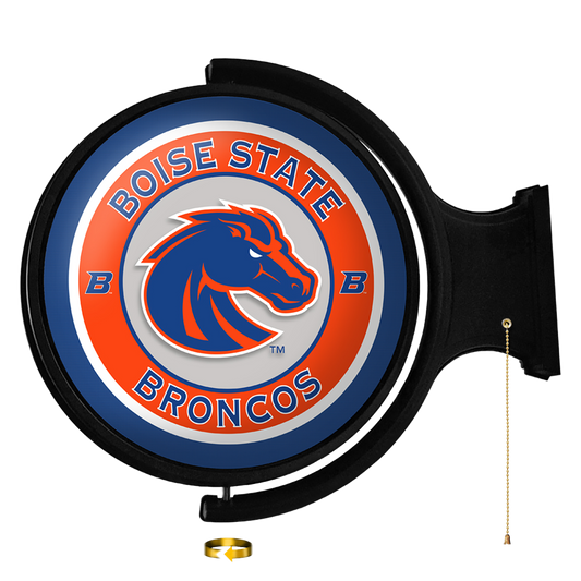 Boise State Broncos Round Rotating Wall Sign