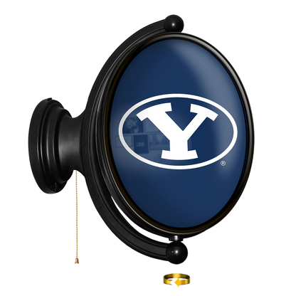 BYU Cougars Oval Rotating Wall Sign