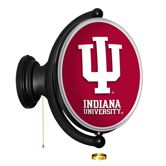 Indiana Hoosiers Oval Rotating Wall Sign