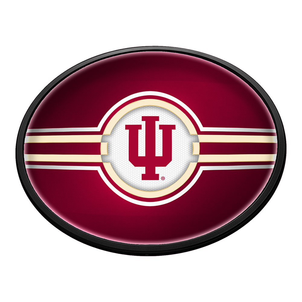 Indiana Hoosiers Slimline Oval Lighted Wall Sign
