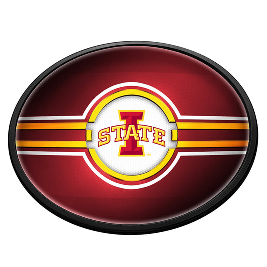 Iowa State Cyclones Slimline Oval Lighted Wall Sign