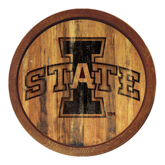 Iowa State Cyclones Branded Barrel Top Sign