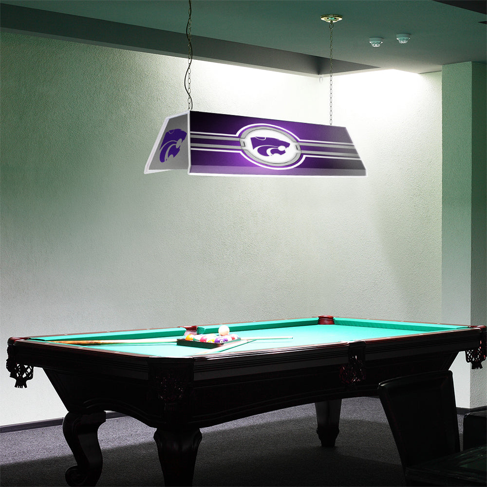 Kansas State Wildcats Edge Glow Pool Table Light Room View